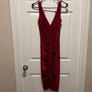 Bettie Page Queen of Pinups Velvet Dress